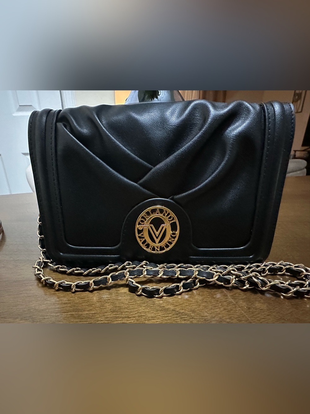 Valentino Orlandi Black Quilted Crossbody - Picture 4 of 8